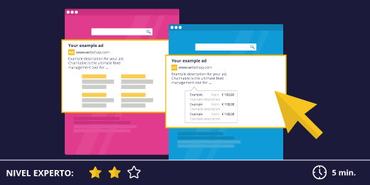 Incrementa la tasa de clics de tus anuncios con extensiones de precios y sitelinks